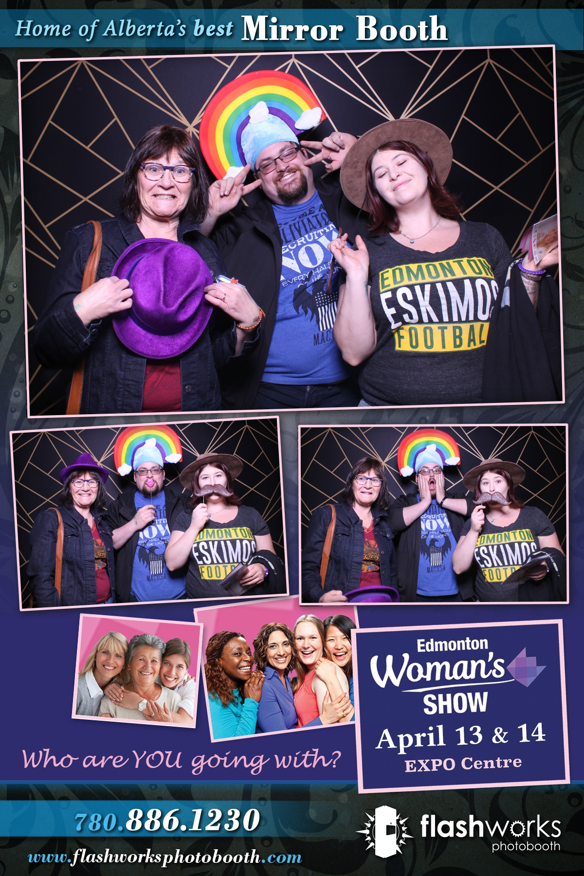 Spring Edmonton Woman's Show 2019 | View more photos from the event at gallery.flashworksphotobooth.com/u/FlashworksPhotoboothInc/Spring-Edmonton-Womans-Show-2019
